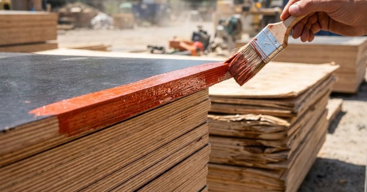 Cách xử lý ván cốp pha bị phồng rộp và chống thấm cạnh hiệu quả