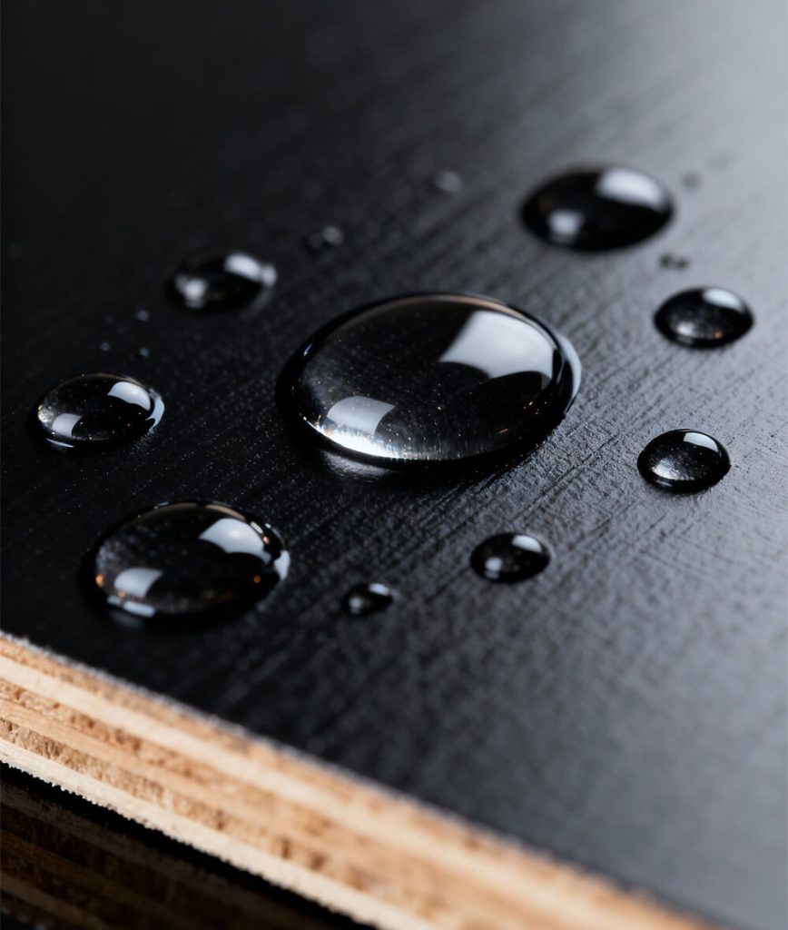 Tính năng chống nước của ván ép cốp pha phủ phim đen