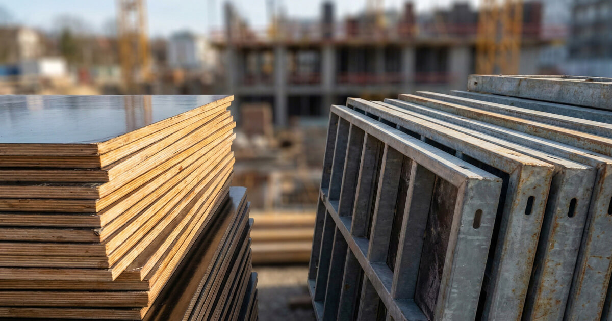Ván ép phủ phim và cốp pha thép: chọn gì cho dự án dưới 20 tầng?